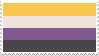 Nonbinary pride flag